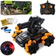 Танк Toys SY 020 на радиоуправлении звуковые и световые єффекты стреляет водой Черный с оранжевым - изображение 2