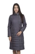 Жіноча приталена стьобана куртка F/W, графіт, без капюшона Clasna (графіт, L), 25992, 25604 - изображение 2