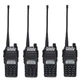 Комплект 4 шт Рація портативна Baofeng UV-82 UP VHF/UHF 5 Вт до 10 км Чорна - зображення 1