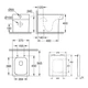 Унітаз для підлоги Grohe Cube Ceramic з кришкою, білий (3948500H/39488000) (3948500H_39488000) - изображение 2