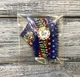 Колье-силянка из чешского бисера HatynkaUA Rainbow Necklace стильное ожерелье ручной работы (SUN999_19) - изображение 6