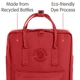 Городской рюкзак Fjallraven Re-Kanken Red 16л (23548.320) - изображение 4