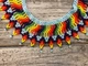 Кольє-силянка із чеського бісеру HatynkaUA Rainbow Necklace ручної роботи до вишиванки (SUN999_18) - зображення 3
