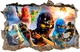 Наклейка на стену детская Oracal Lego Ninjago Лего 115 х 75 см (LG80) - изображение 1