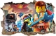 Наклейка на стену детская Oracal Lego Ninjago Лего 115 х 75 см (LG54) - изображение 1