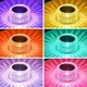 Настольная лампа LED RGB хрустальная Роза Кристалл crystal rose на аккумуляторе с сенсорным управлением на пульте управления Проектор романтический 16 цветов - изображение 2