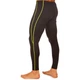 Штаны мужские компрессионные тайтсы мужские Zelart Heroe 1201 размер XL (48-50) Black-Green - изображение 2