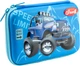 Пенал с тиснением Cool For School 1 отделение Голубой (QT-5704-Blue) - изображение 1