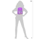 Рюкзак женский 8 л Bagland Молодежный mini 0050866-759 Фиолетовый (2006489117855) - изображение 5