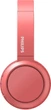 Słuchawki Philips Headpohones Bluetooth TAH4205 Wireless Mic Red (TAH4205RD/00) - obraz 2