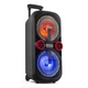 Переносна акумуляторна колонка з мікрофоном KOLAV-2812 8"*2/USB/TF/FM/Bluetooth | Колонка-валіза - зображення 2