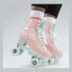Ролики Rio Roller Script peach-green (Персиково-зелёный, 40.5) - изображение 5