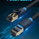 Patchcord Vention CAT 8 SFTP Ethernet 10 m Black (6922794742864) - obraz 2