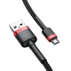 Кабель Baseus Cafule Cable USB For Micro 2.4A 1m Red+Black (CAMKLF-B91) - изображение 6