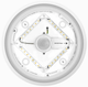 Стельовий світильник Yeelight Crystal Sensor Ceiling Light mini 250mm White YLXD09YL - зображення 2