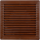 Ґрати вентиляційні пластикові AirRoxy AKUSzS 170x170 діаметр 120 brown коричневий 02-253 - зображення 2