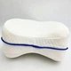 Ортопедична анатомічна подушка для ніг та колін з ефектом пам'яті LEG PILLOW біла - зображення 6