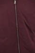Чоловіча демісезонна куртка casual на блискавці, тонка, однотонна City Class (бордо, 46), 38900, 28692 - изображение 5