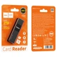 Кардрідер Hoco HB20 Mindful 2-in-1card reader ( USB 2.0 ) Black - зображення 4