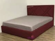 Кровать двуспальная 160x190 Астра Mebel-Day с подъемным механизмом Жаккард Бордовый Саванна Нова (24) - изображение 1