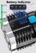 Ручний світлодіодний акумуляторний ліхтар L SОЗ переносний LED+COB кишеньковий ліхтар USB ЮСБ - зображення 4