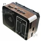 Портативный FM радиоприемник NEEKA NK 204 USB ФМ радио проигрыватель на аккумуляторе та батарейках, Коричневый - изображение 5