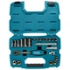Набір інструмента Makita B-65573 (3/8", 23 шт) головки торцеві з трищіткою (7417) - зображення 1