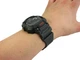 Чоловічий наручний годинник Casio W-735H-8A Чорний з помаранчевим на каучуковому ремінці - зображення 8