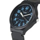 Наручний міцний годинник Casio MW-240-2B Чорний\Синій - зображення 6