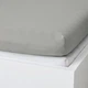 Простирадло на резинці IKEA VARVIAL 80х200 см світло-сіре (904.831.74) - изображение 2