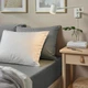 Простирадло на резинці IKEA ULLVIDE 160х200 см сіре (303.369.54) - зображення 3