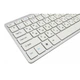 Беспроводная русская клавиатура mini и мышь keyboard 908 + приёмник Серая - изображение 5