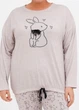 Комплект Cotpark кофта, штани 3XL світло-бежевий 30229-В - зображення 3