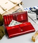 Гаманець жіночий шкіряний LORENTI 72401-SH-RFID-7151 червоний - изображение 4