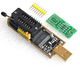 Програматор CH341A 24 25 FLASH 24 EEPROM #чорний - зображення 1
