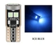Лампочка автомобильная T10 6-SMD 3030 LED W5W - голубой - изображение 1