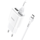 Адаптер сетевой HOCO Type-C C88A 2USB 2.4A white - изображение 2