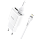 Адаптер HOCO сетевой Lightning C88A 2USB 2.4A white - изображение 2