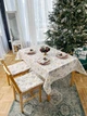 Скатерть "Классические Снежинки" с помпонами 320х160 см - изображение 2