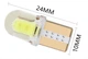 Автомобільна лампочка T10 W5W COB LED - синій - зображення 6