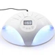 Профессиональная лампа для ногтей ультрафиолетовая Beauty nail Sun 669-48WT 24 LED+UV на две руки - изображение 5