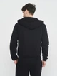 Толстовка на молнии мужская ROZA 210548 3XL Черная (4824005663529) - изображение 2
