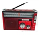 Радіоприймання портативної Golon RX-382 MP3 USB, червоний - изображение 1