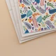 Пакет подарочный с рисунком eko-kraft 260х150х350 мм 15 шт/уп белый Крафт пакет с широким дном Бумажный пакет с цветным рисунком - изображение 11