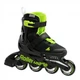 Роликові ковзани Rollerblade Microblade 2024 (07221900T83/28-32) Чорно-зелені - изображение 1