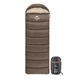 Спальник з капюшоном Naturehike U150 NH20MSD07, (11°C), правий, коричневий - изображение 1