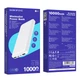 УМБ портативное зарядное Power Bank BOROFONE Minimalist BJ3 10000mAh, 2USB, Type-C, 2A, белое - изображение 3