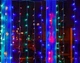 Светодиодная гирлянда штора Водопад 240 LED ламп 3х2 м разноцветный - изображение 3