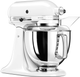 Планетарний міксер KitchenAid Artisan 5KSM175PSEWH з відкидним блоком білий + у подарунок Набір посуду KitchenAid Stainless Steel 5 предметів - зображення 3