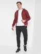 Спортивная кофта мужская Joma Campus Iii 101590.671 M Бордовая (8424309044909) - изображение 3